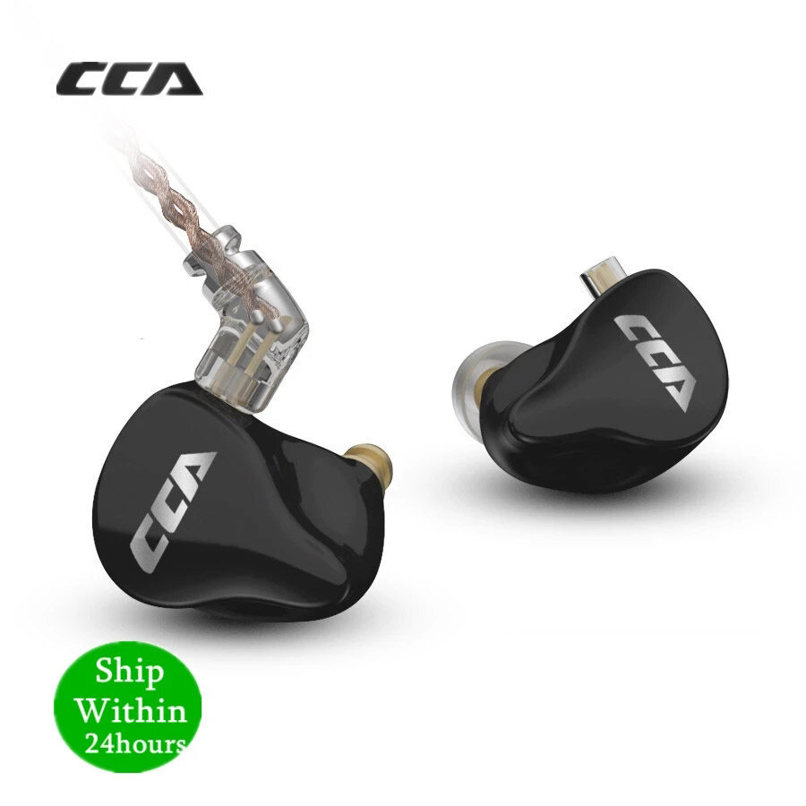 CCA CA16 7BA+1DD Hybrid Drivers In Ear Earphone HIFI Monitoring Headset with 2PIN Cable C12 C16 A10 ZSX AS16 ZS10 PRO VX V90