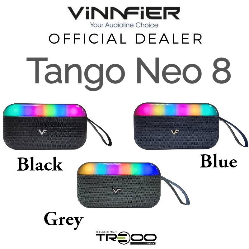 Vinnfier Tango Neo 8 Wireless Bluetooth Portable Speaker with FM Radio