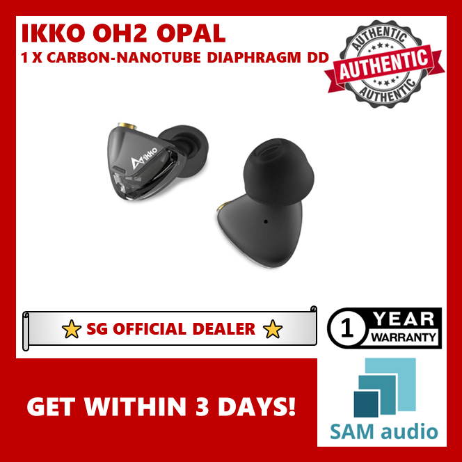 [?SG]IKKO OH2 OPAL 1 X CARBON-NANOTUBE DIAPHRAGM DYNAMIC DRIVER