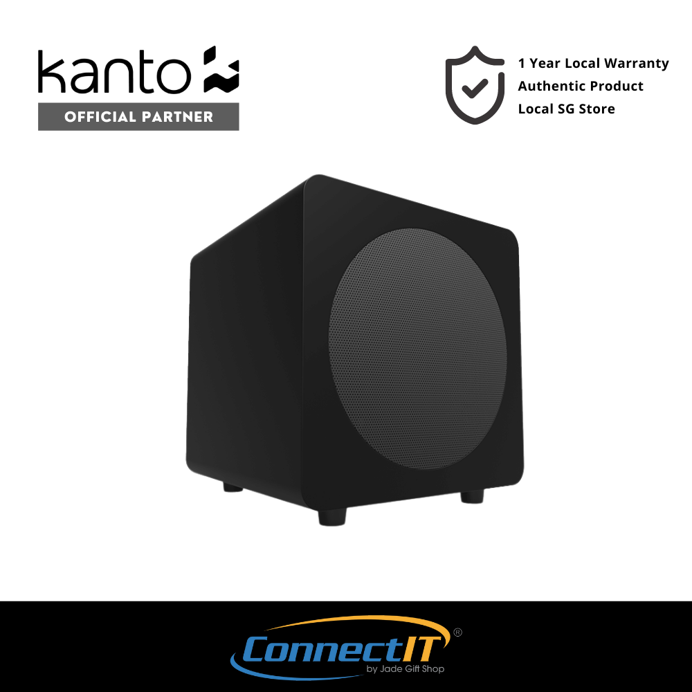 Kanto SUB8 Powered Subwoofer with 8-Inch Paper Cone Driver (1 Year Warranty)