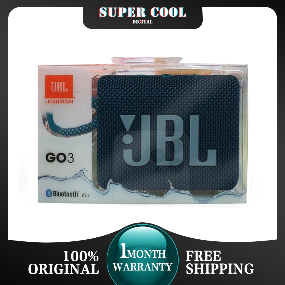 JBL GO 3 Wireless Bluetooth Waterproof Portable Speaker