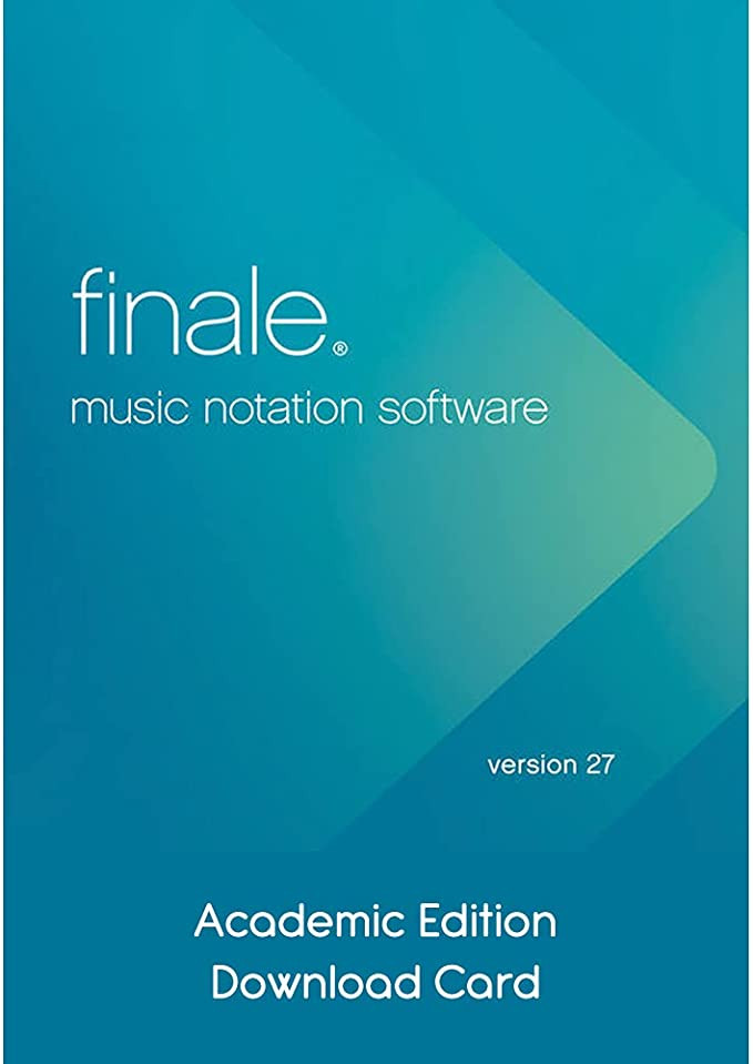 Makemusic Finale 27 Professional Music Notation Software Academic (Download Card)